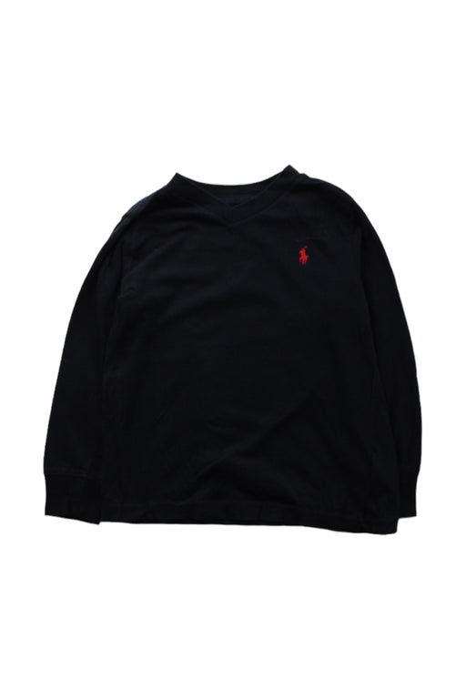 A Black Crewneck Sweatshirts from Polo Ralph Lauren in size 3T for boy. (Front View)