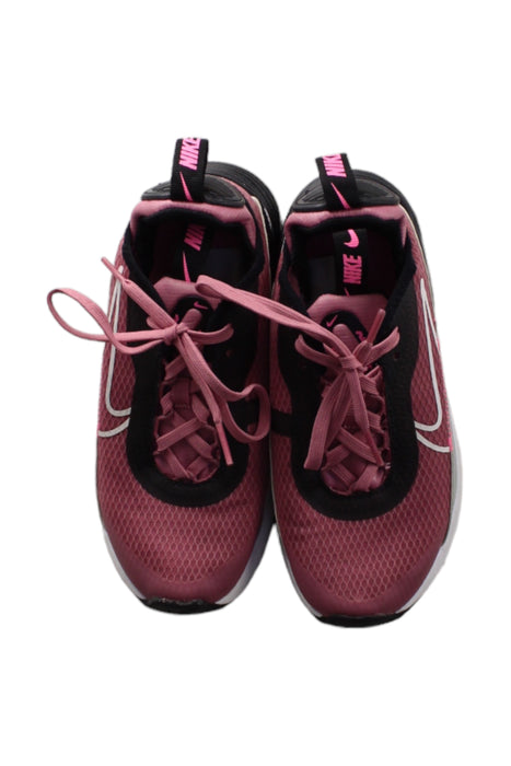 A Pink Sneakers from Nike in size 6T for girl. (Back View)