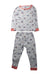 A Grey Pyjama Sets from Petit Bateau in size 3T for boy. (Front View)