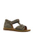 A Brown Sandals from Pom d’Api in size 3T for girl. (Front View)