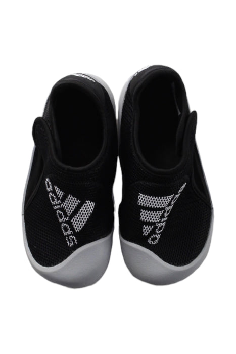 A Black Slip Ons from Adidas in size 4T for boy. (Back View)