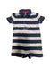 A Blue Short Sleeve Rompers from Ralph Lauren in size 6-12M for boy. (Front View)