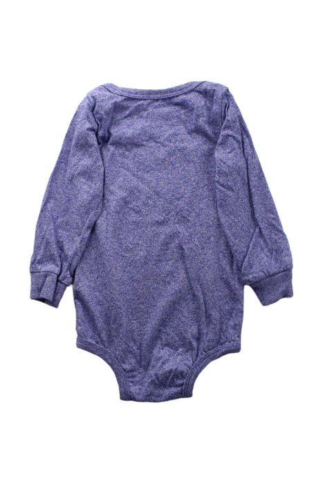 A Purple Long Sleeve Bodysuits from Roots in size 12-18M for neutral. (Back View)