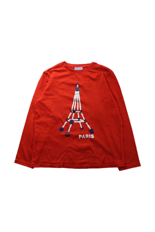 A Red Long Sleeve T Shirts from Jacadi in size 10Y for neutral. (Front View)