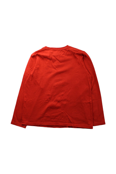 A Red Long Sleeve T Shirts from Jacadi in size 10Y for neutral. (Back View)