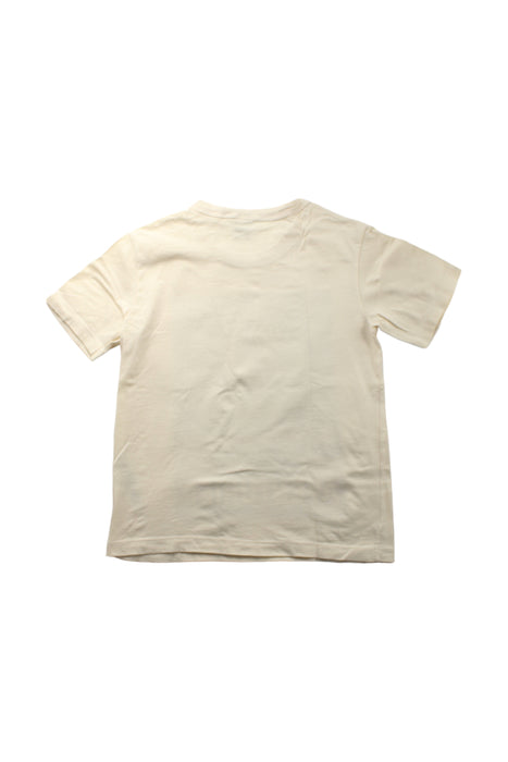 A White Short Sleeve T Shirts from Petit Bateau in size 10Y for boy. (Back View)