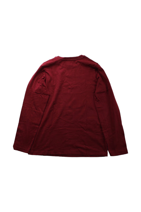 A Red Long Sleeve T Shirts from Jacadi in size 10Y for boy. (Back View)