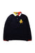 A Blue Long Sleeve Polos from Jacadi in size 10Y for boy. (Front View)