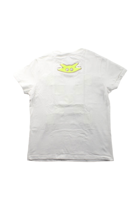 A White Short Sleeve T Shirts from Jacadi in size 10Y for boy. (Back View)