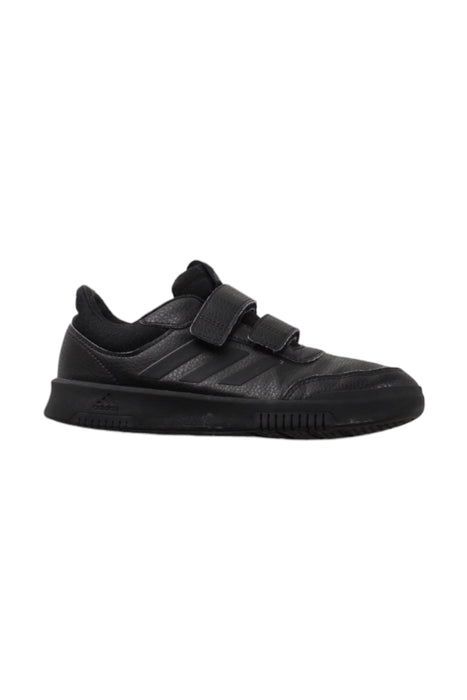 A Black Sneakers from Adidas in size 10Y for boy. (Front View)