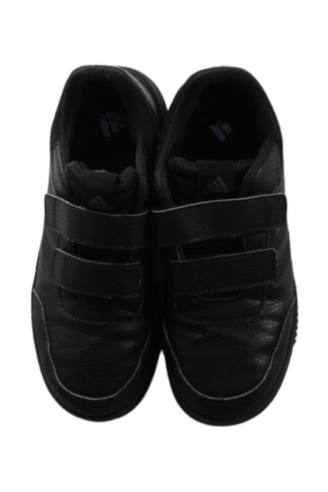 A Black Sneakers from Adidas in size 10Y for boy. (Back View)