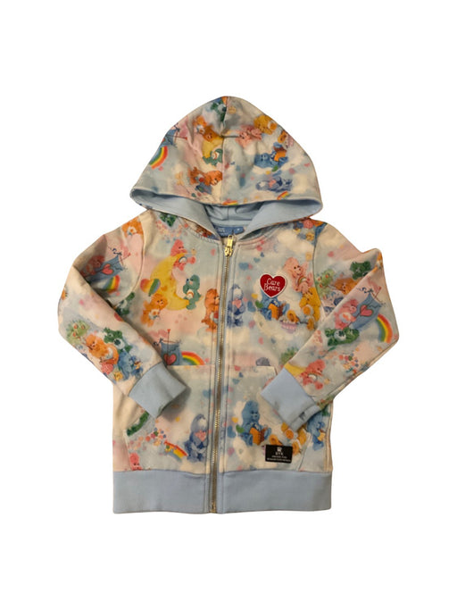 A Multicolour Zippered Sweatshirts from Care Bears in size 4T for neutral. (Front View)