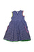 A Multicolour Sleeveless Dresses from Boden in size 6T for girl. (Back View)