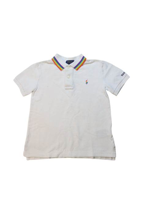 A Multicolour Short Sleeve Polos from Polo Ralph Lauren in size 4T for neutral. (Front View)