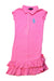 A Pink Short Sleeve Dresses from Ralph Lauren in size 7Y for girl. (Front View)