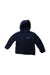 A Navy Puffer/Quilted Jackets from Jack Wolfskin in size 8Y for boy. (Front View)