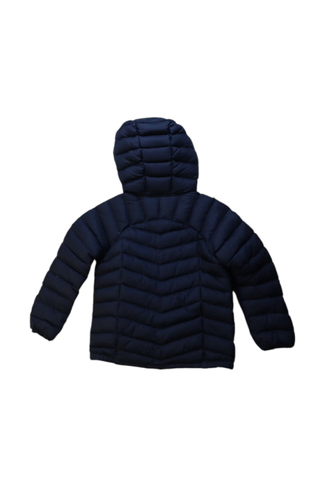 A Navy Puffer/Quilted Jackets from Jack Wolfskin in size 8Y for boy. (Back View)