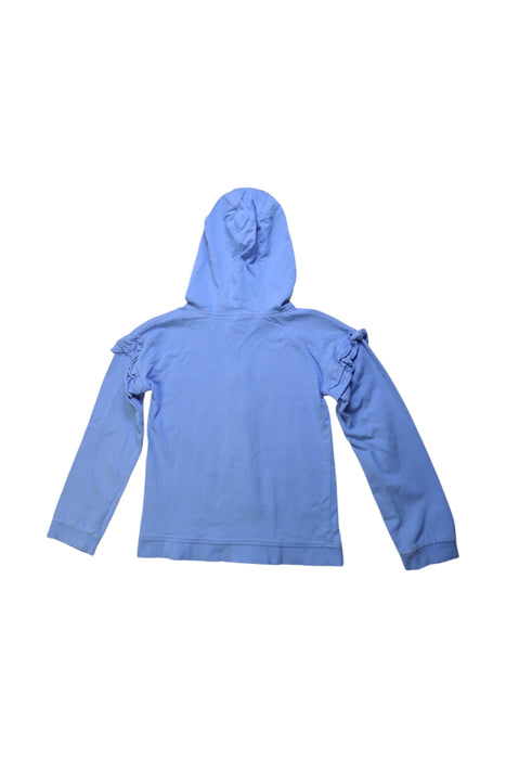 A Blue Zippered Sweatshirts from Seed in size 10Y for girl. (Back View)