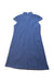 A Blue Sleeveless Dresses from Chouchou Chic in size 8Y for girl. (Back View)