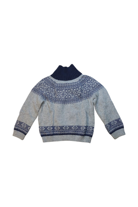 A Blue Knit Sweaters from The Little White Company in size 2T for boy. (Back View)