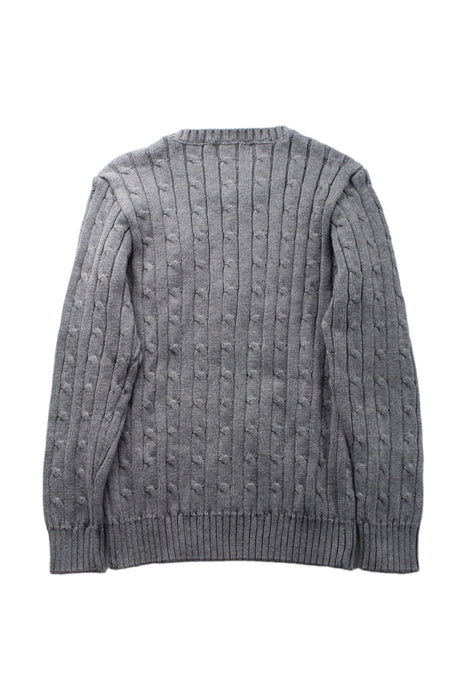 A Grey Knit Sweaters from Polo Ralph Lauren in size 5T for boy. (Back View)