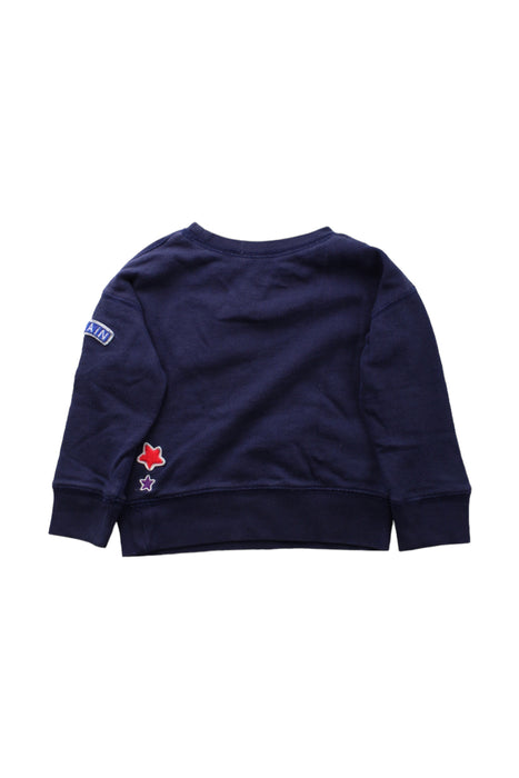 A Blue Crewneck Sweatshirts from Polo Ralph Lauren in size 2T for boy. (Back View)