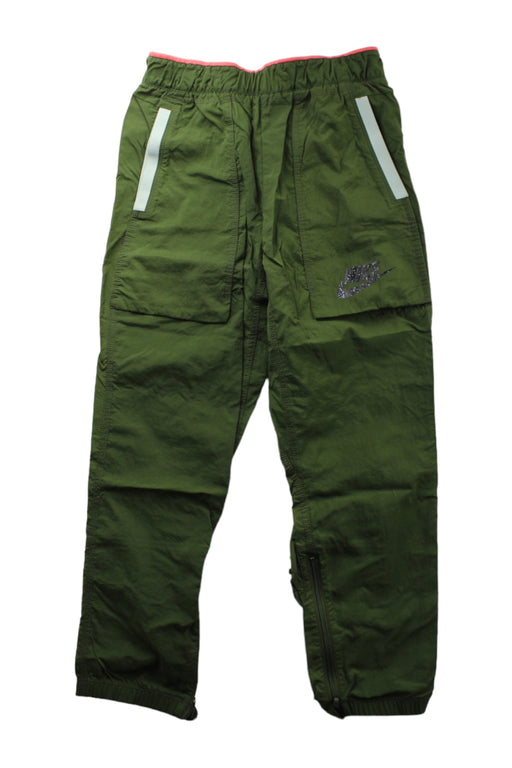 A Green Casual Pants from Nike in size 10Y for boy. (Front View)