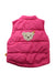 A Pink Outerwear Vests from Steiff in size 12-18M for girl. (Back View)