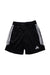 A Black Shorts from Adidas in size 9Y for boy. (Front View)