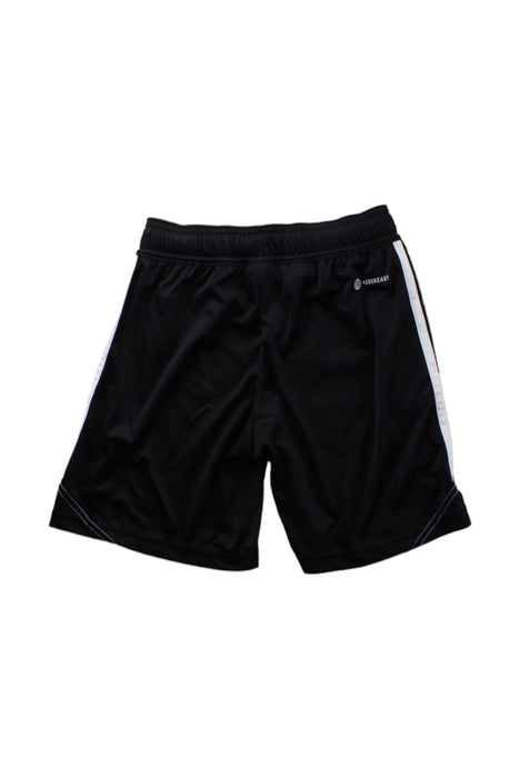 A Black Shorts from Adidas in size 9Y for boy. (Back View)