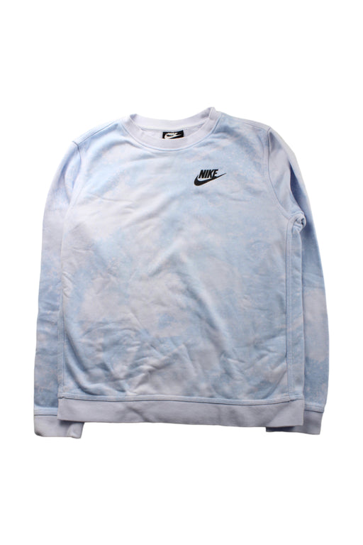 A Blue Crewneck Sweatshirts from Nike in size 14Y for boy. (Front View)