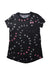 A Black Short Sleeve T Shirts from Under Armour in size 14Y for girl. (Front View)