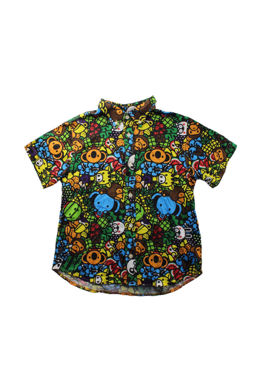 A Multicolour Short Sleeve Shirts from BAPE KIDS in size 7Y for boy. (Front View)