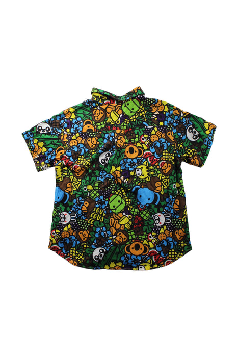 A Multicolour Short Sleeve Shirts from BAPE KIDS in size 7Y for boy. (Back View)