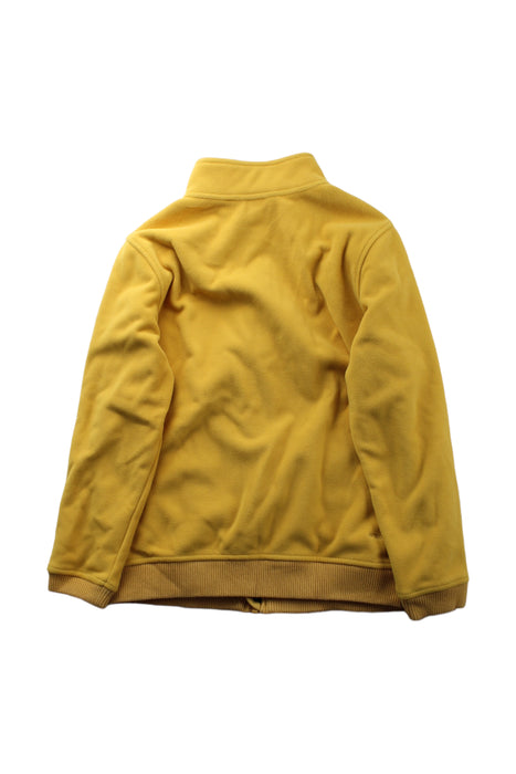 A Yellow Zippered Sweatshirts from Aigle in size 12Y for boy. (Back View)