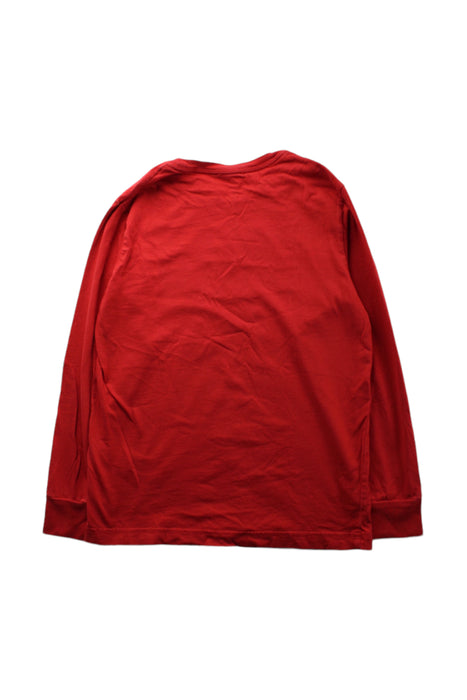 A Red Long Sleeve T Shirts from Diesel in size 10Y for boy. (Back View)