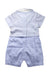 A Blue Short Sleeve Rompers from Nicholas & Bears in size 0-3M for boy. (Back View)