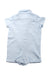 A Blue Short Sleeve Rompers from Ralph Lauren in size 0-3M for boy. (Back View)