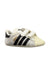 A Black Sneakers from Adidas in size 6-12M for boy. (Front View)