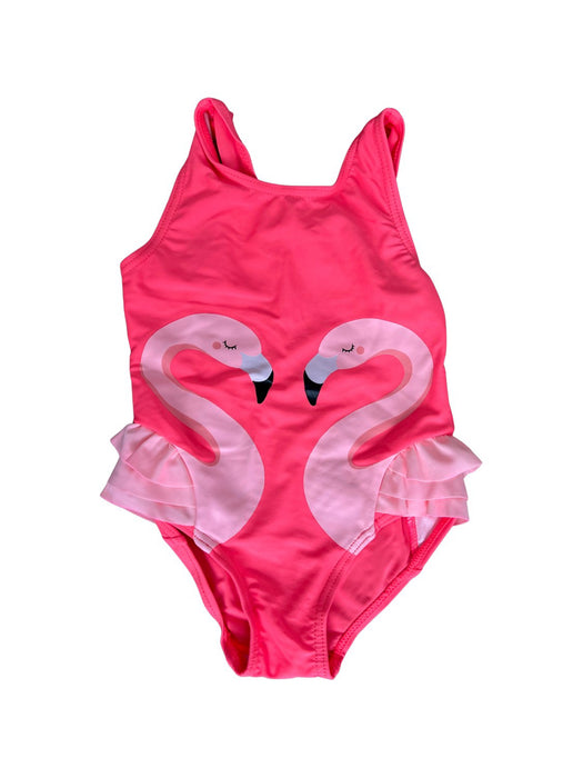 A Pink Swimsuits from Seed in size 3-6M for girl. (Front View)