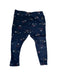 A Navy Leggings from Petit Bateau in size 6-12M for girl. (Front View)