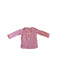 A Pink Long Sleeve Shirts from Miki House in size 3T for girl. (Back View)