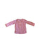 A Pink Long Sleeve Shirts from Miki House in size 3T for girl. (Back View)
