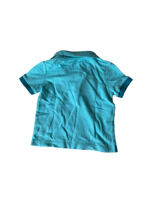 A Teal Short Sleeve Polos from Vilebrequin in size 4T for boy. (Back View)