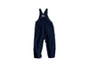 A Navy Long Overalls from Petit Bateau in size 18-24M for girl. (Back View)