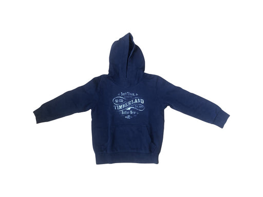 A Navy Hooded Sweatshirts from Timberland in size 6T for boy. (Front View)