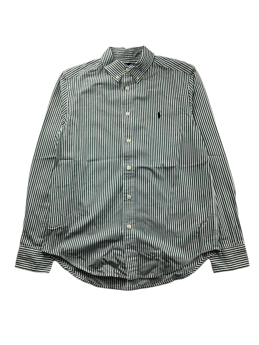 A Green Long Sleeve Shirts from Ralph Lauren in size 14Y for boy. (Front View)