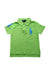 A Green Short Sleeve Polos from Polo Ralph Lauren in size 2T for boy. (Front View)