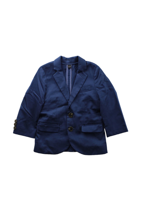 A Blue Blazers from Crewcuts in size 2T for boy. (Front View)