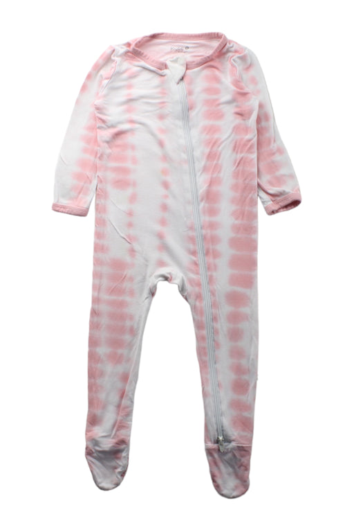 A Pink Onesies from Kyte Baby in size 6-12M for girl. (Front View)